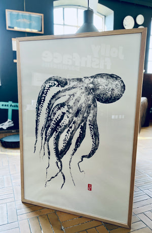 black octopus poster 70x100